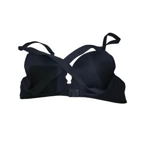 Tara Lynn For Torrid Curve Convertible Black Push-Up Plunge Bra 42C Womens